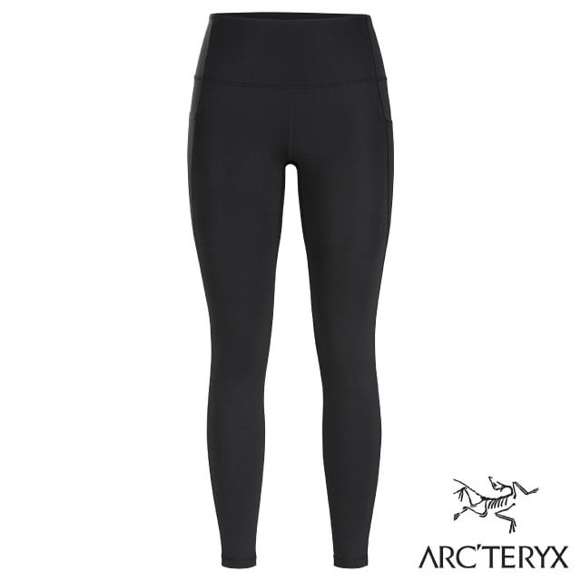 【加拿大 ARCTERYX 始祖鳥】女 Essent 彈性耐磨透氣高腰內搭長褲(襠長26吋)/30576 黑✿30E010
